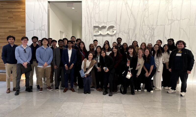 CAMP participants got firsthand exposure to consulting firms McKinsey & Company, Bain & Company, Boston Consulting Group (BCG), and Accenture during their DC trek.