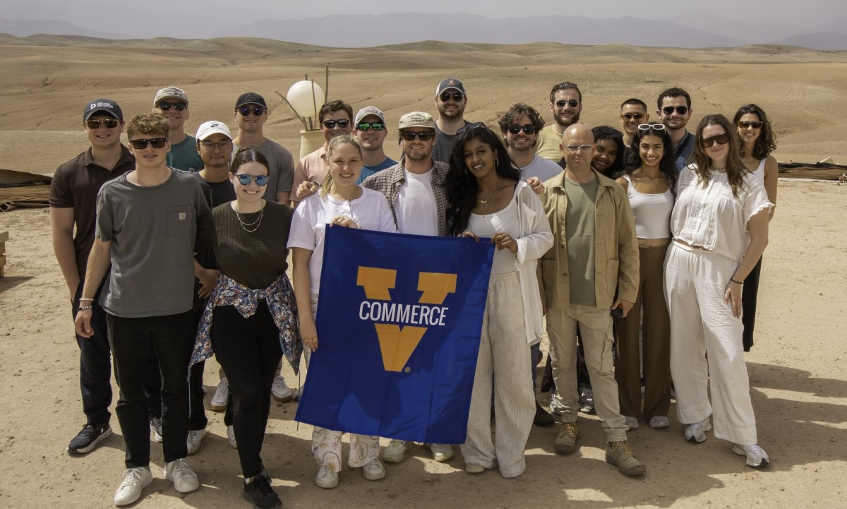 M.S. in Commerce students in Agafay, Morocco