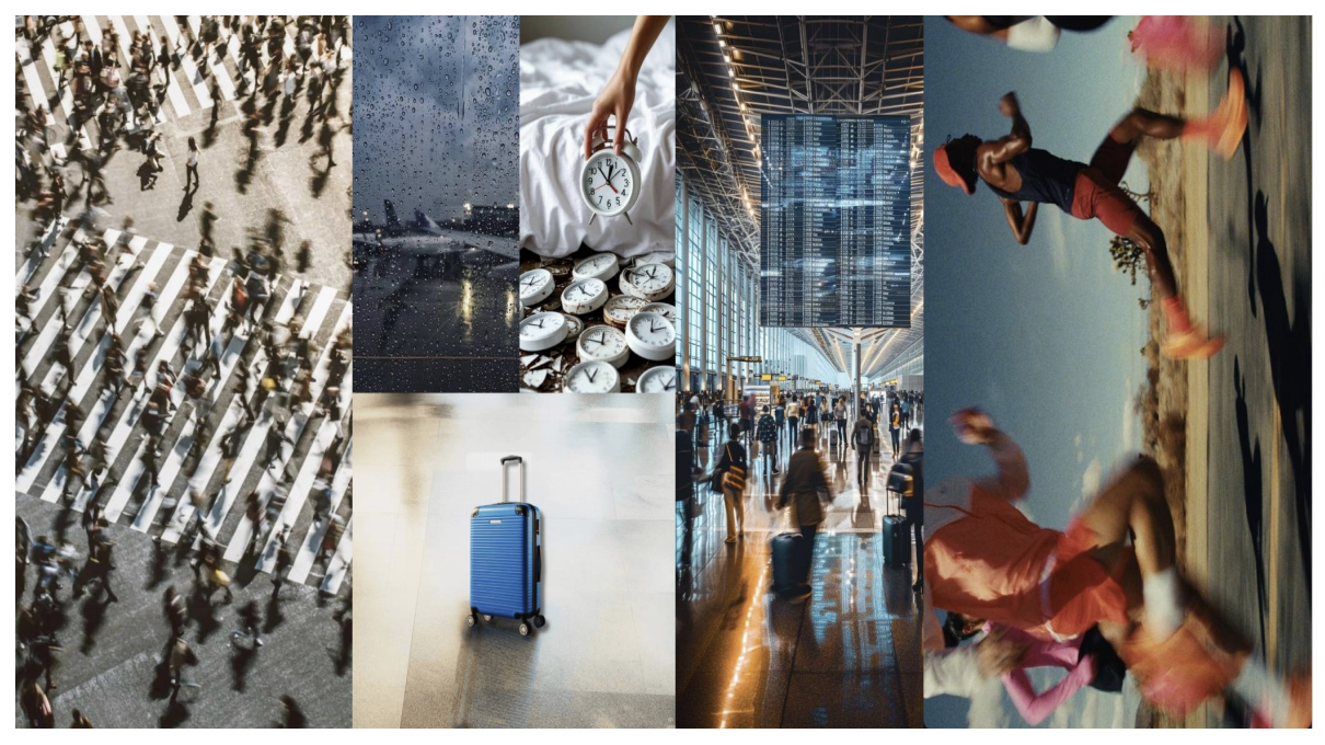 Travelpro mood board created by students