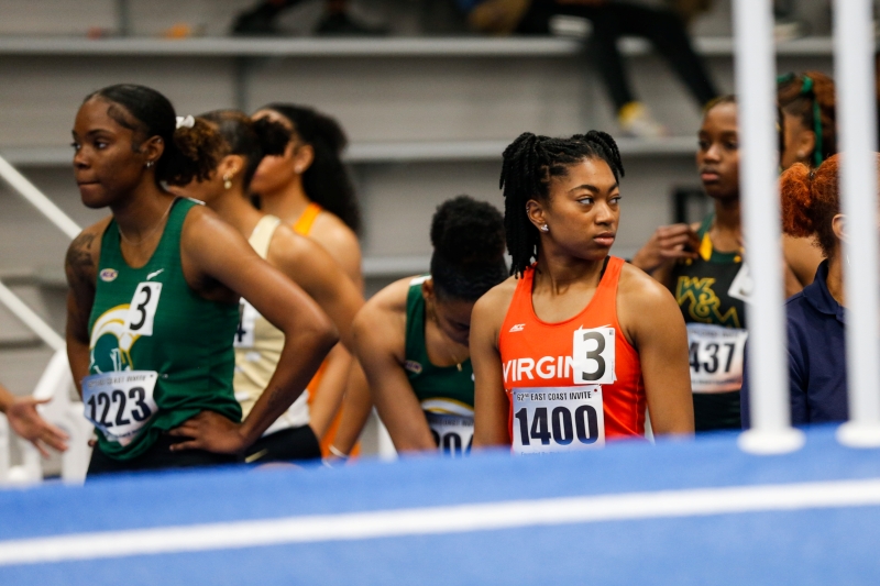 Laila Simpson competes at the 2025 East Coast Invitational